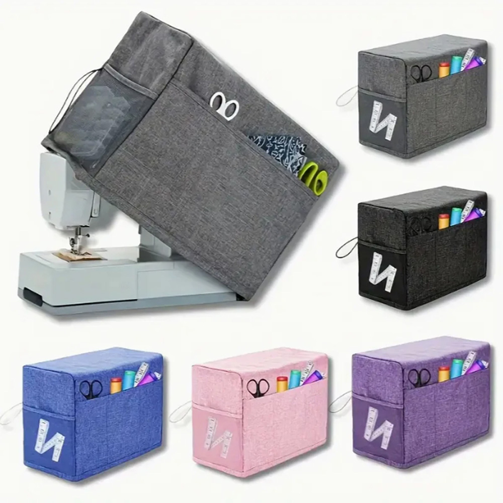 Sewing Machine Fabric - Universal Sewing Machine Cover with Storage