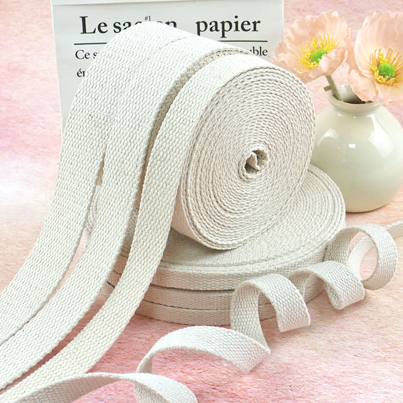 20Meters Beige Cotton Webbing  - مراجعة Textile And Sewing Supply وسعره