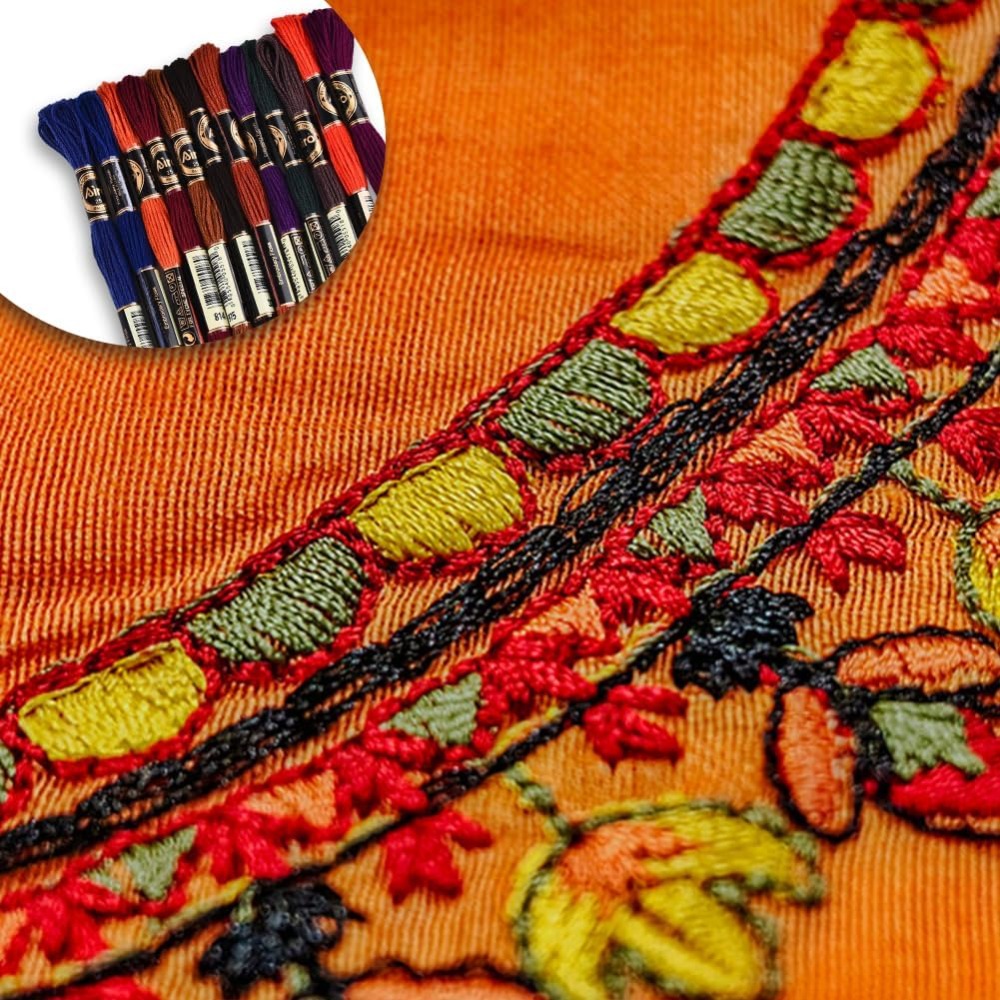 12 Skeins 6 Strands Hand Varie - مراجعة Embroidery Floss Thread وسعره