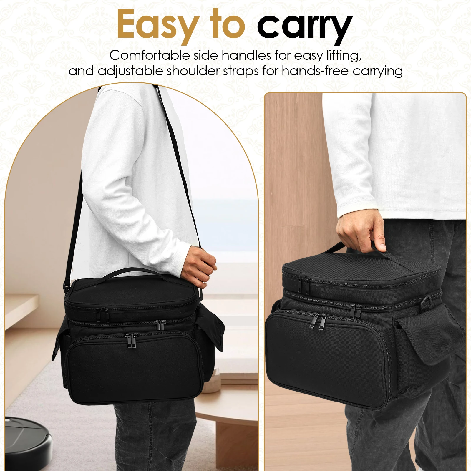 Large Sewing Bag Wool Knitting - مراجعة Textile Sewing Kit وسعره