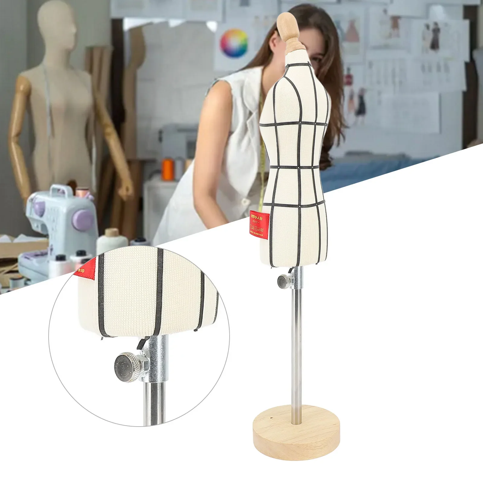 Miniature Dress Form With Stan - مراجعة Dress Form Mannequin وسعره