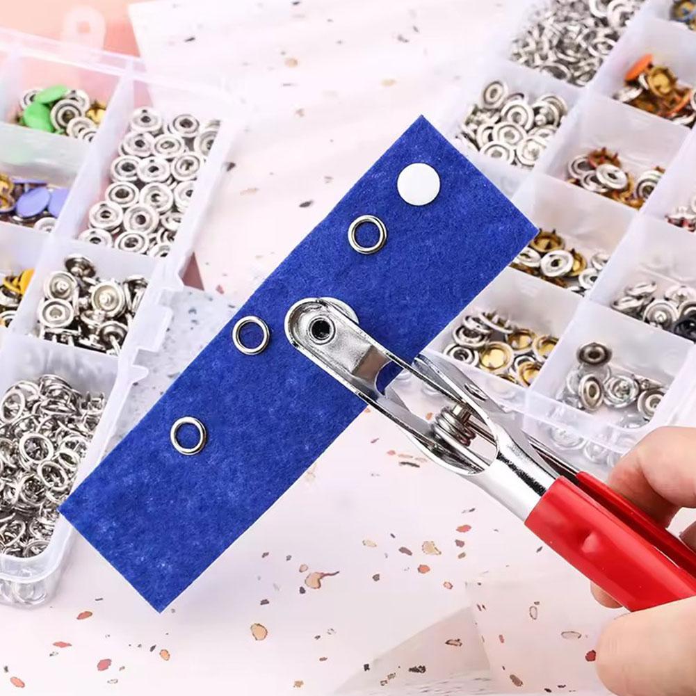 Hot 100pcs Metal Prong Snap Bu - مراجعة Snap Button Plier وسعره