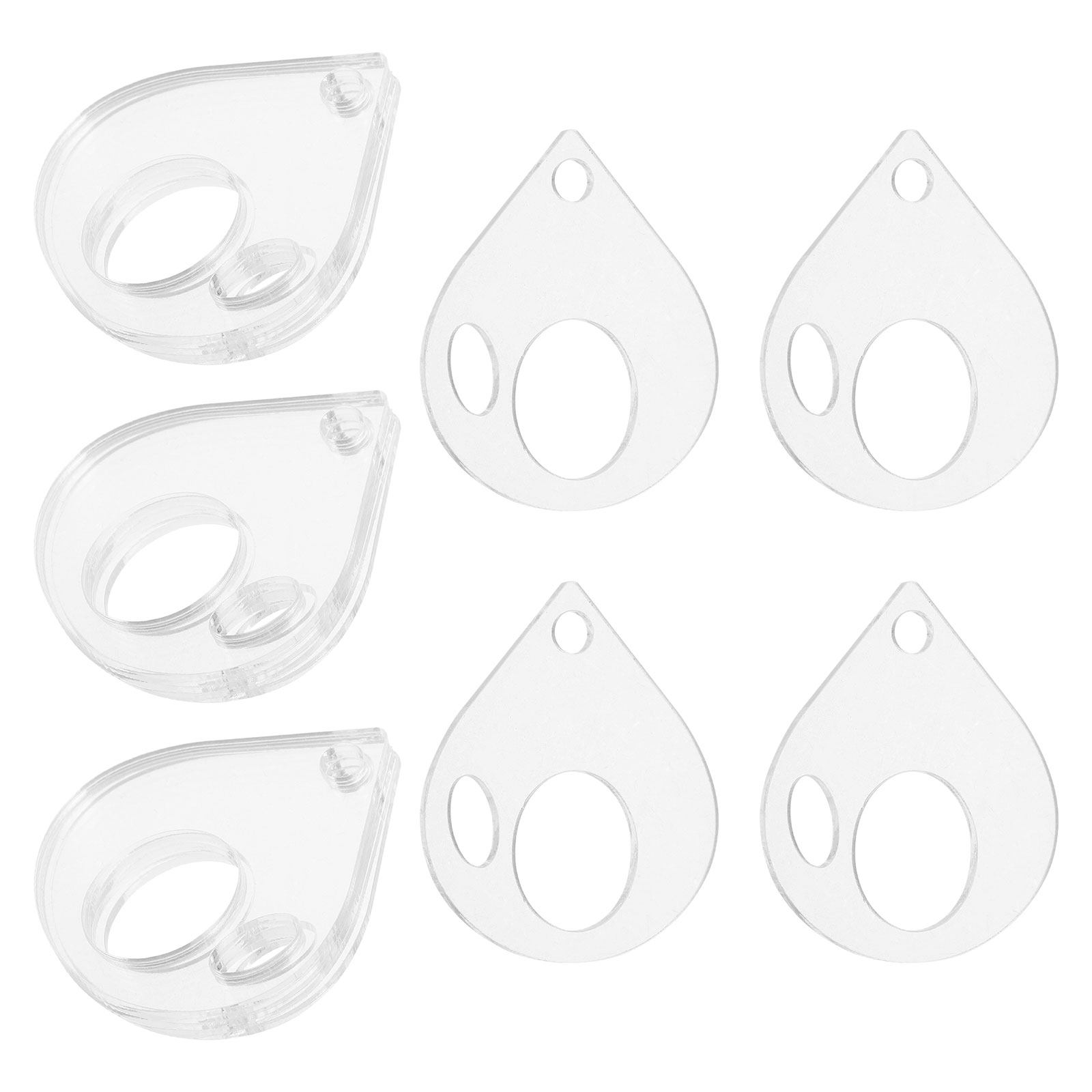 20Pcs Acrylic Bobbins Clear Th - مراجعة Embroidery Floss Thread وسعره