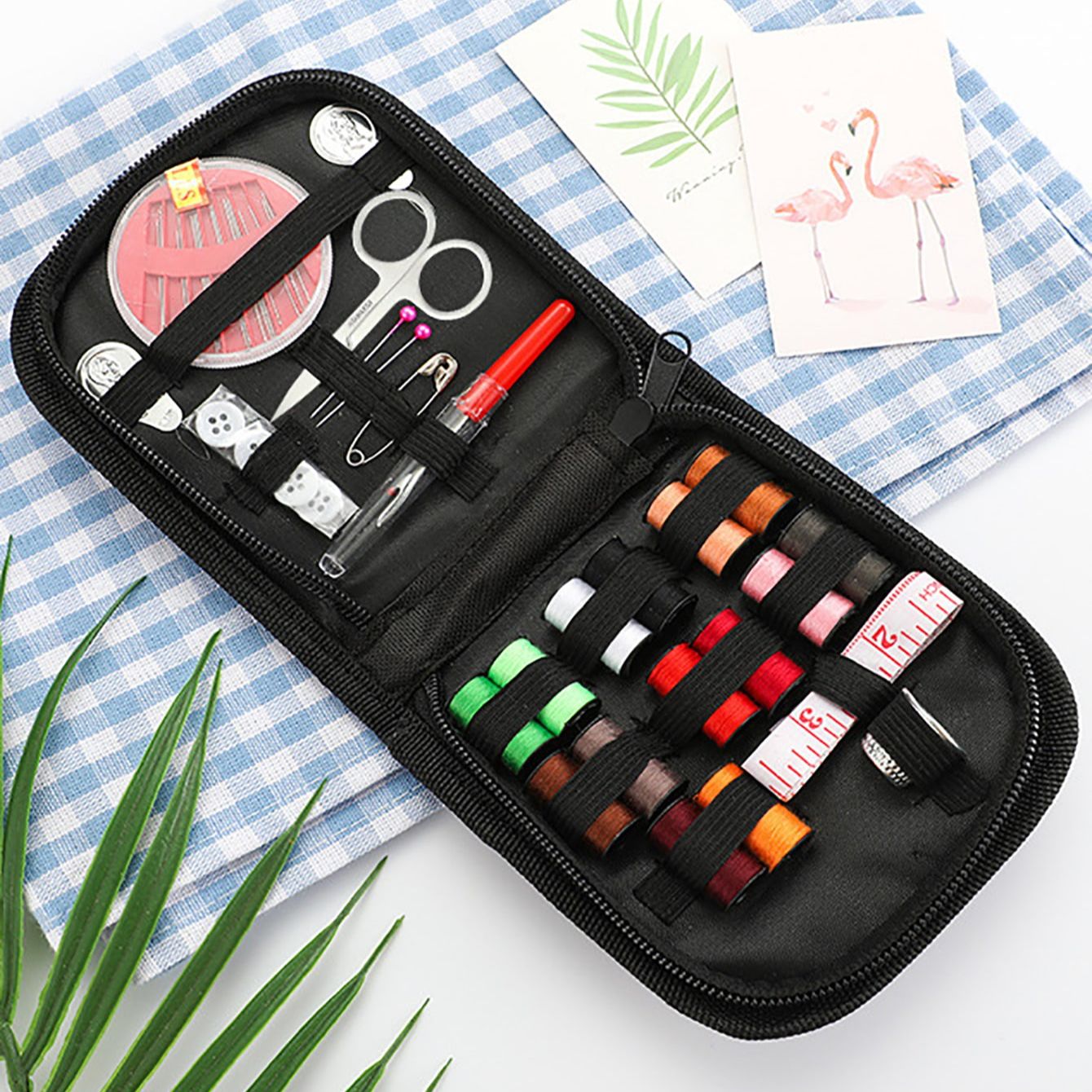 Set of 27 Sewing Kit Including - مراجعة Textile Sewing Kit وسعره
