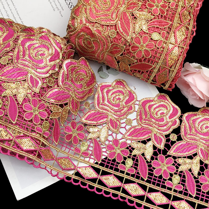 3 Yards 19.5cm Wide Exquisite  - مراجعة Textile And Sewing Supply وسعره