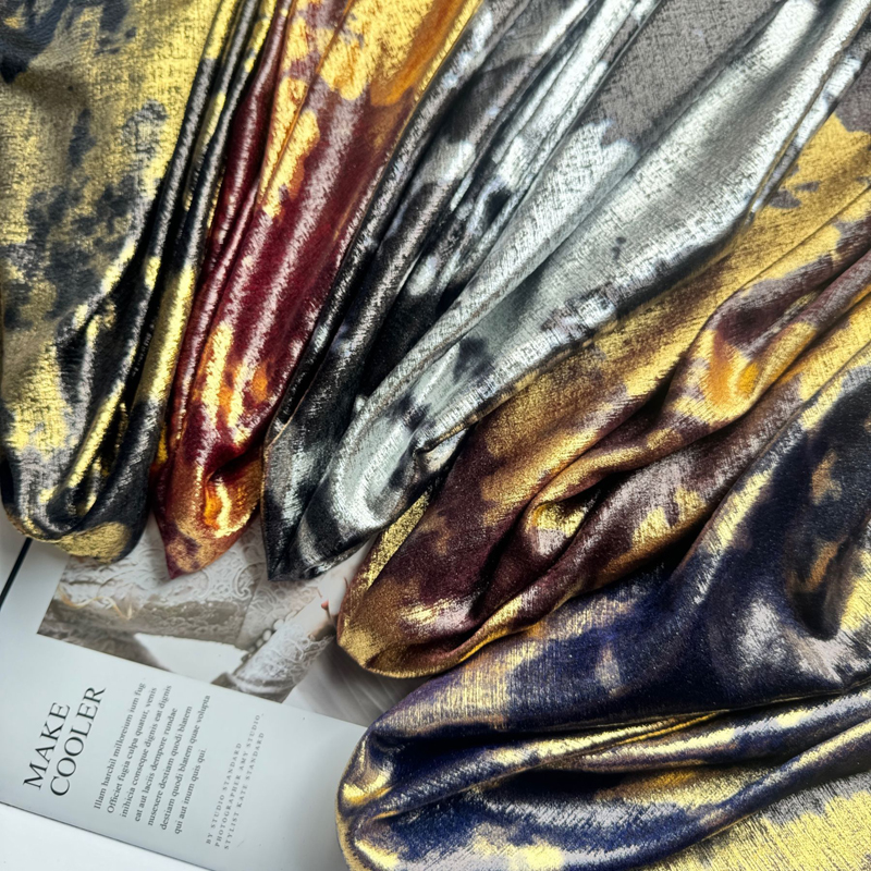 1yard Irregular Gold-Stamped V - مراجعة Sewing Fabric وسعره