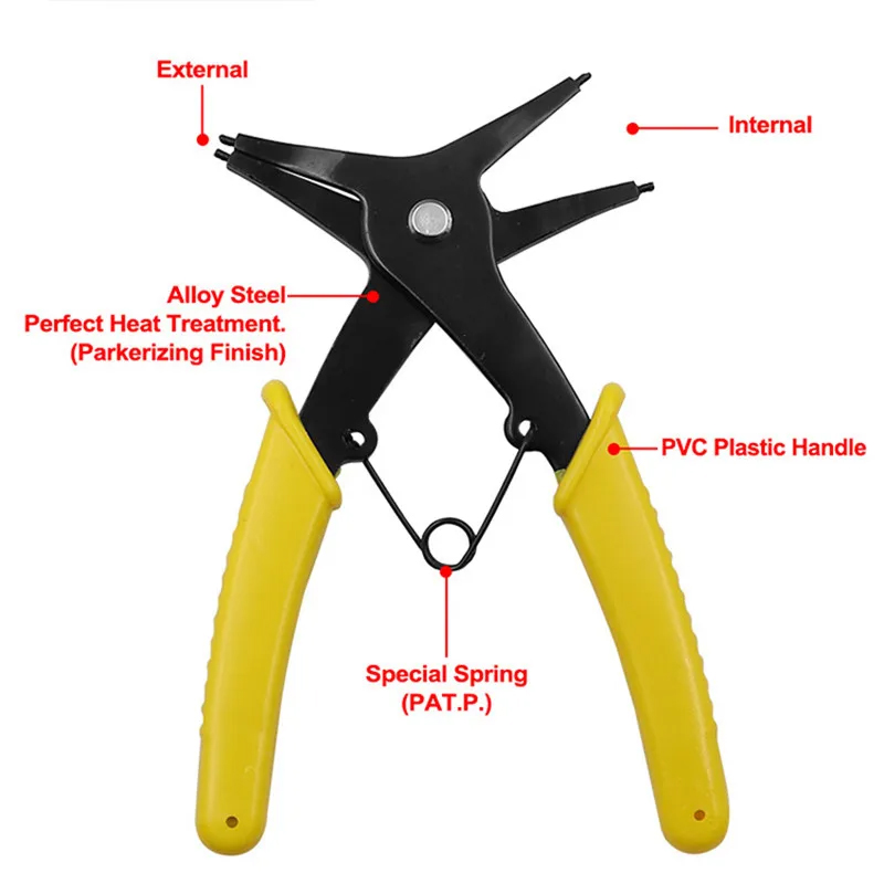 2 in 1 Snap Ring Plier 4 Way T - مراجعة Snap Button Plier وسعره