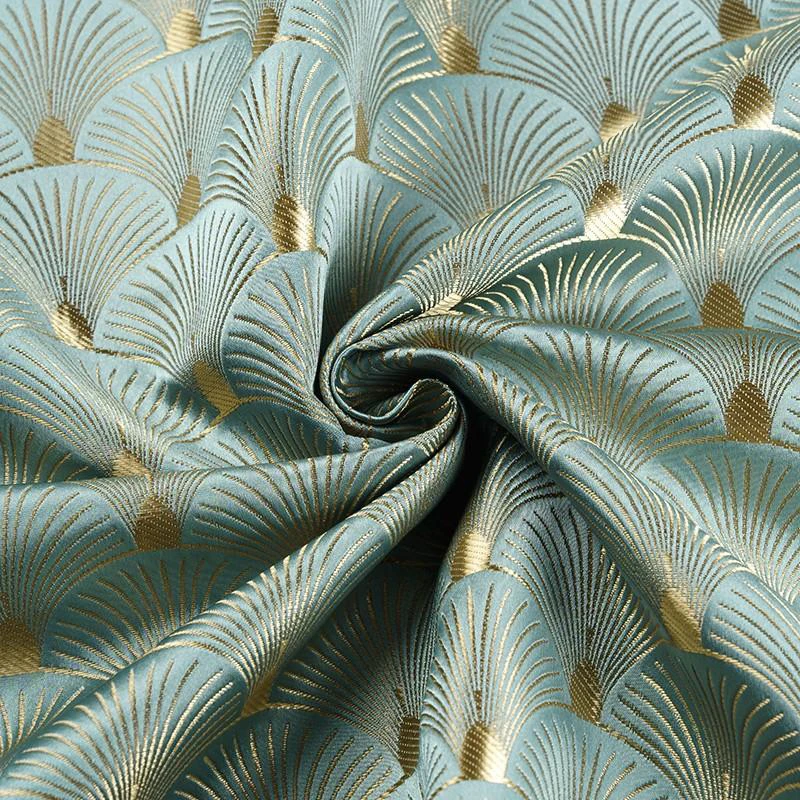 Ginkgo Leaf Fan Shaped Jacquar - مراجعة Sewing Fabric وسعره