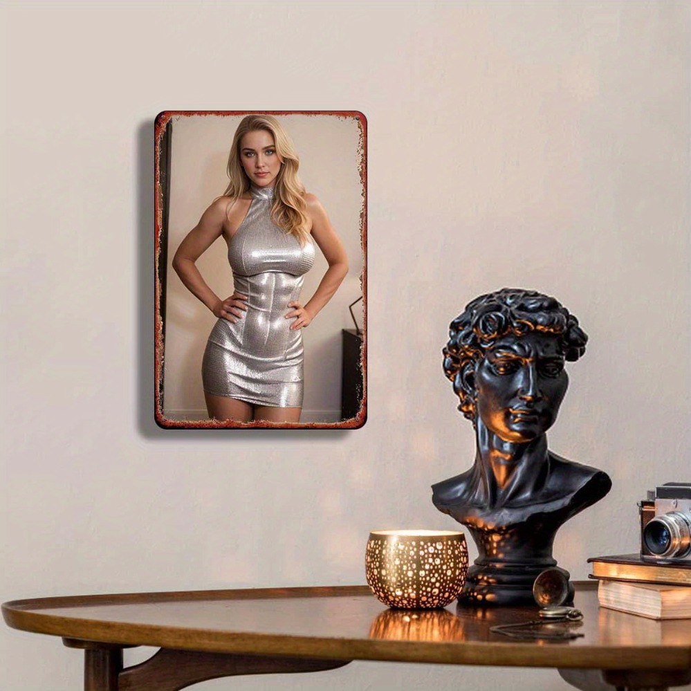 SHEINMETAL Silver Metallic Dre - مراجعة Dress Form Mannequin وسعره