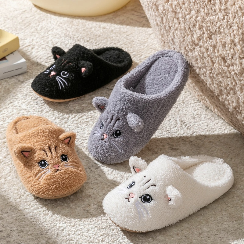 Non-Slip Soft Plush Cat Slippe - مراجعة Sewing House وسعره