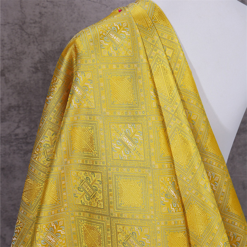 Chinese Style Jacquard Brocade - مراجعة Sewing Fabric وسعره