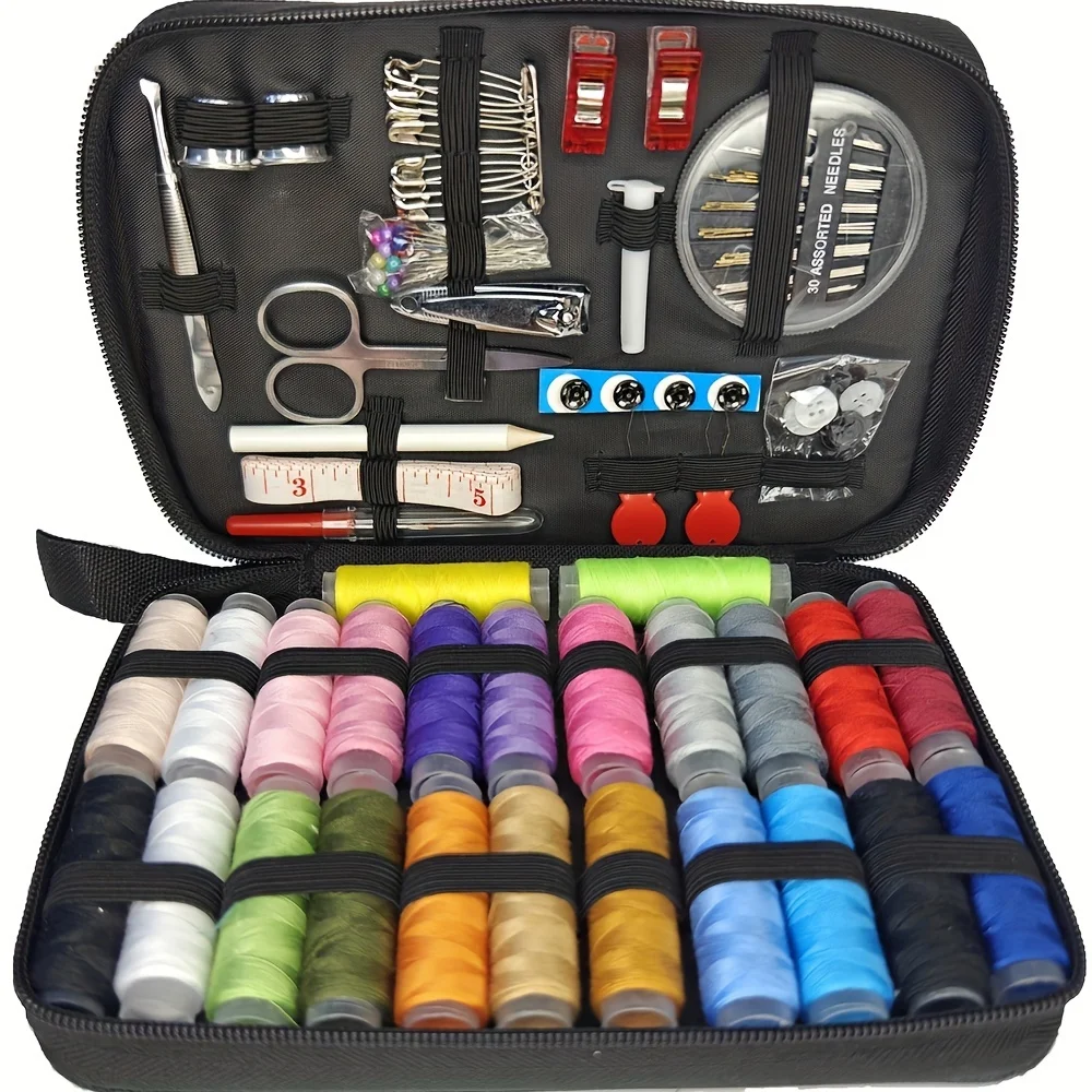 67/128pcs Sewing Kit With Sewi - مراجعة Sewing Thread Production وسعره