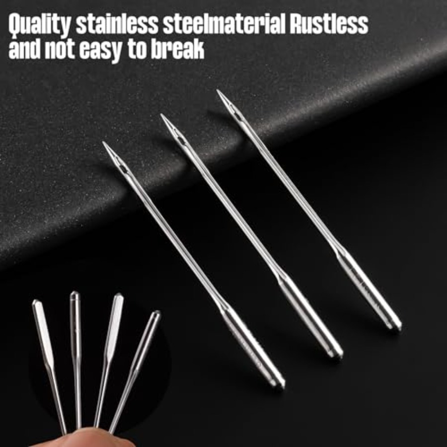 50 Pcs Universal Size 90/14 Se - مراجعة Leather Needle Heavy وسعره