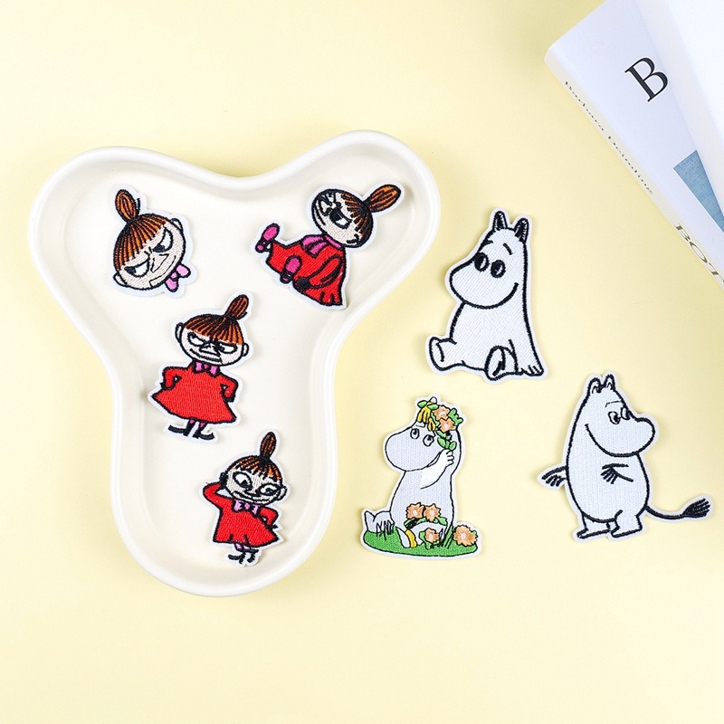 Moomin Cute Cartoon Embroidere - مراجعة Iron On Patch وسعره