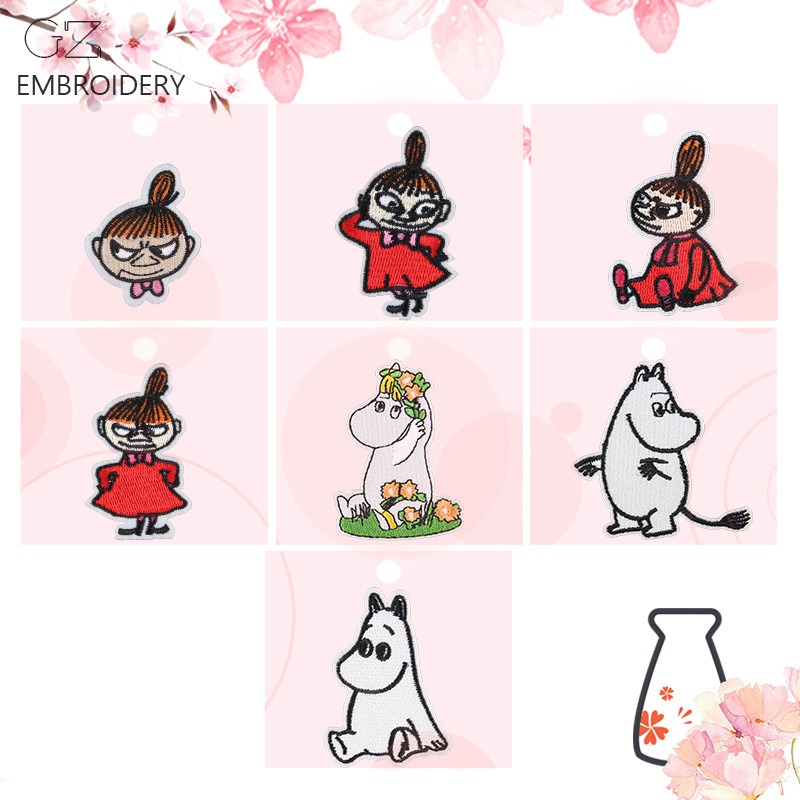 Moomin Cute Cartoon Embroidere - مراجعة Iron On Patch وسعره