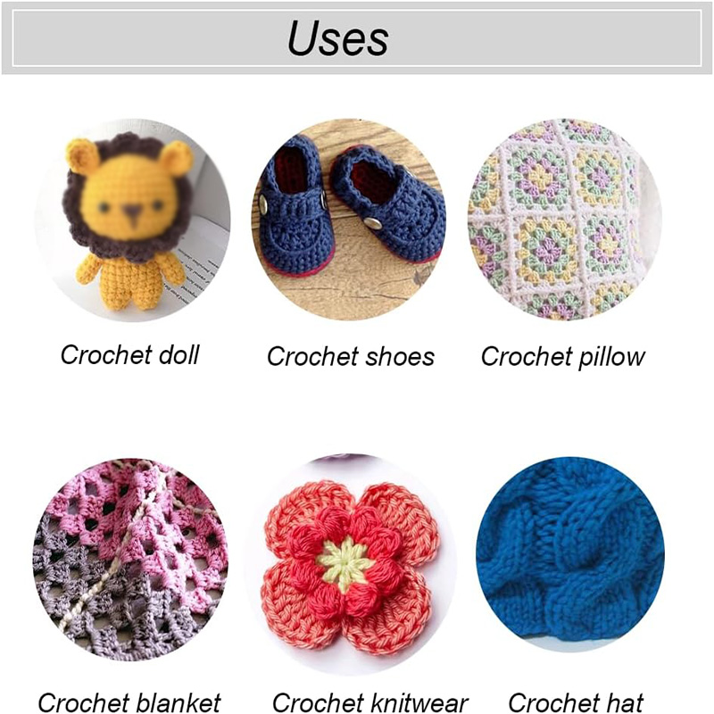 4 Pcs Stainless Steel Crochet  - مراجعة Textile Sewing Kit وسعره