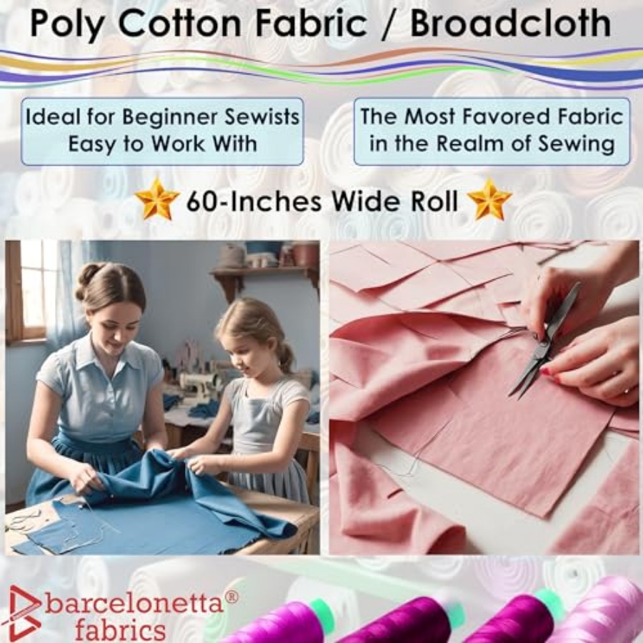 Poly Cotton Fabric for Sewing  - مراجعة Sewing Fabric وسعره