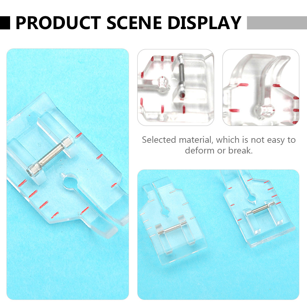 5Pcs Transparent Plastic Quilt - مراجعة Sewing Machine Fabric وسعره
