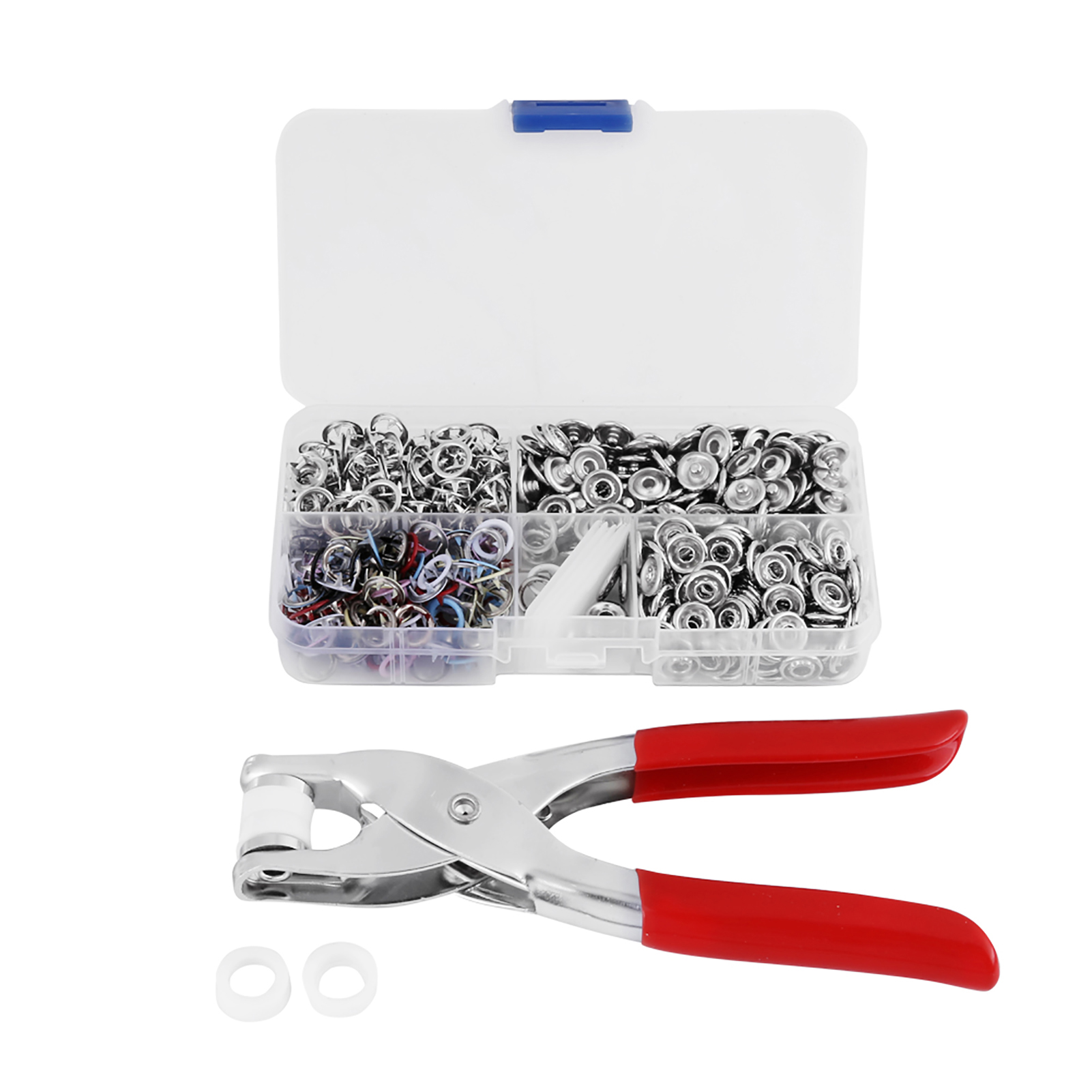 120 Sets Mix Colors Metal Pron - مراجعة Snap Button Plier وسعره