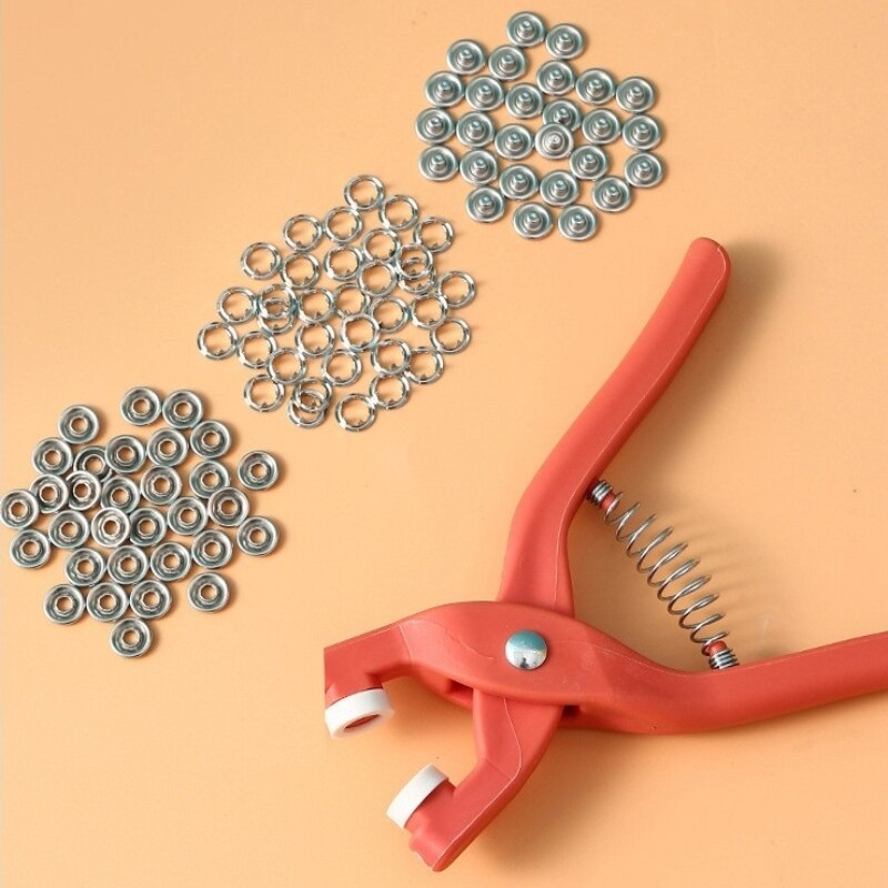 50 Sets 9.5MM Five Jaw Buckle  - مراجعة Snap Button Plier وسعره