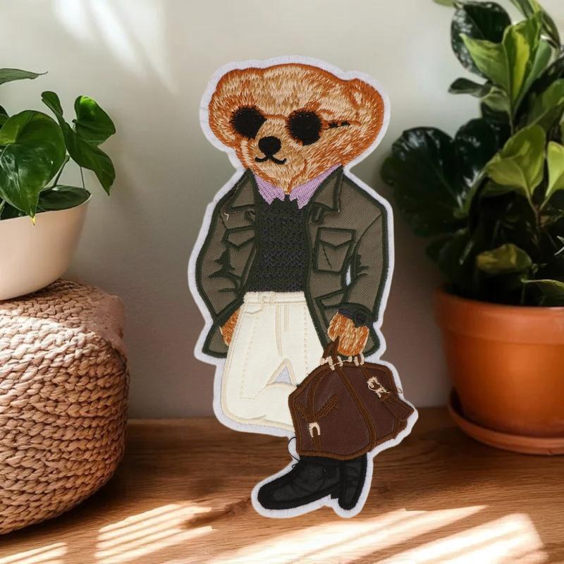 1/4PCS Large Bear Clothing Pat - مراجعة Is Sewing A Textile Craft وسعره