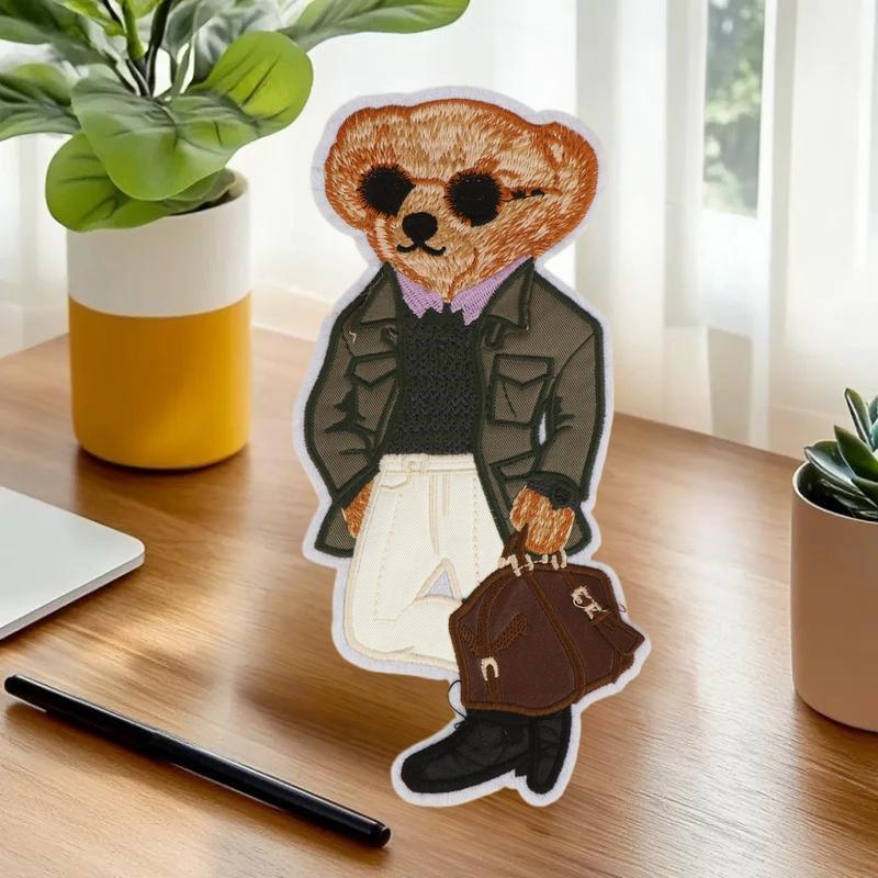 1/4PCS Large Bear Clothing Pat - مراجعة Is Sewing A Textile Craft وسعره