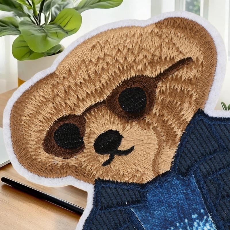 1/4PCS Large Bear Clothing Pat - مراجعة Is Sewing A Textile Craft وسعره