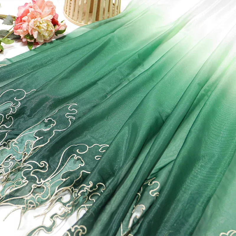 Chinese Style Embroidery Lotus - مراجعة Sewing Fabric وسعره