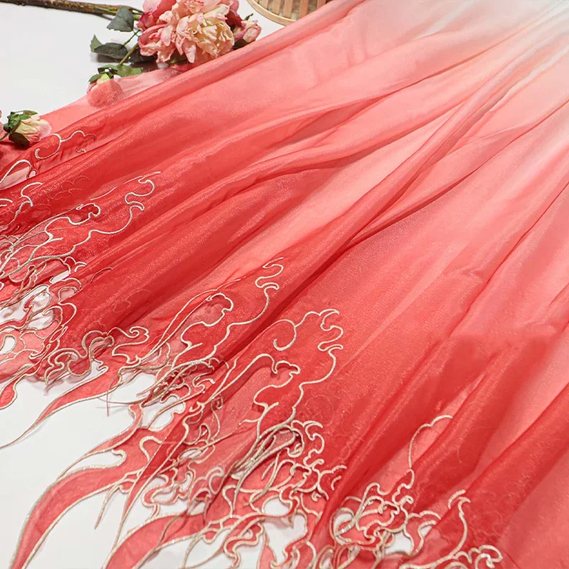 Chinese Style Embroidery Lotus - مراجعة Sewing Fabric وسعره