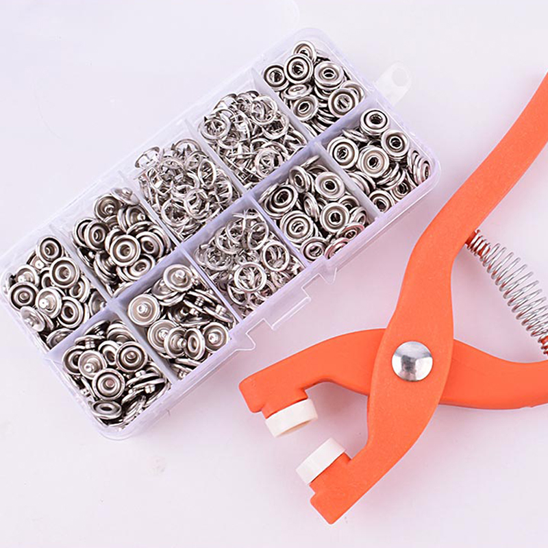 50/100PCS Metal Sewing Button  - مراجعة Snap Button Plier وسعره