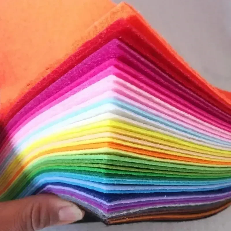 40Pcs Soft Felt Fabric Sheet A - مراجعة Is Sewing A Textile Craft وسعره