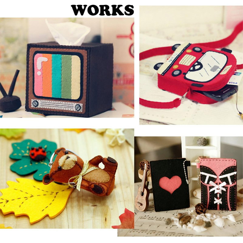 40Pcs Soft Felt Fabric Sheet A - مراجعة Is Sewing A Textile Craft وسعره
