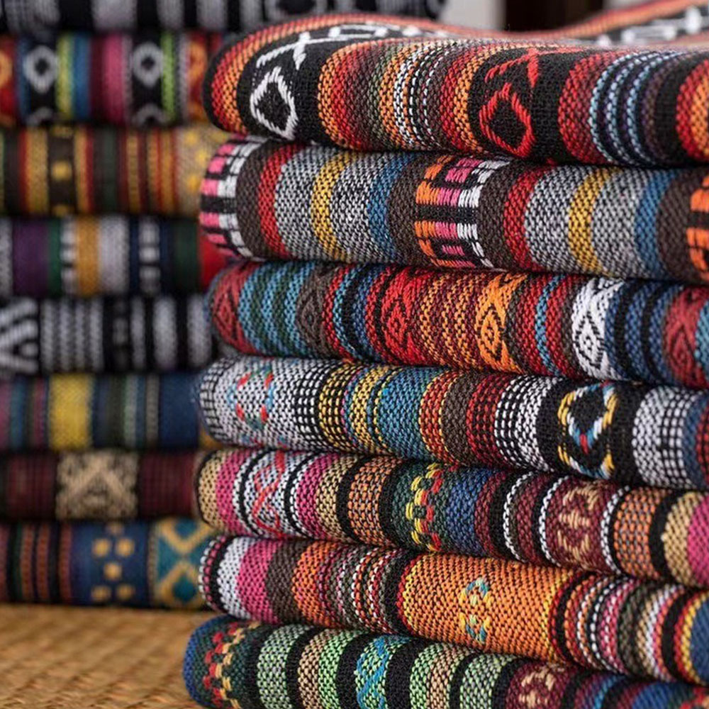 Ethnic Style Cotton Linen Fabr - مراجعة Is Sewing A Textile Craft وسعره