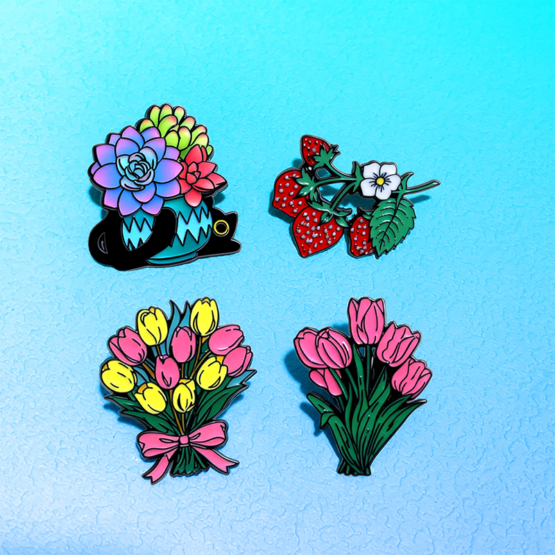 AniPins Bouquet Flowers Strawb - مراجعة Sewing Labels وسعره