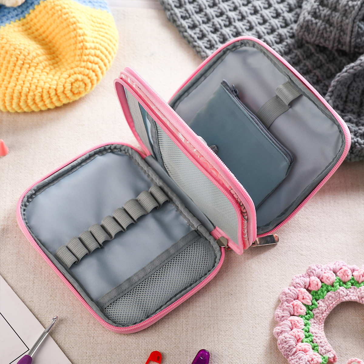 New Empty Knitting Kit Case Or - مراجعة Textile Sewing Kit وسعره