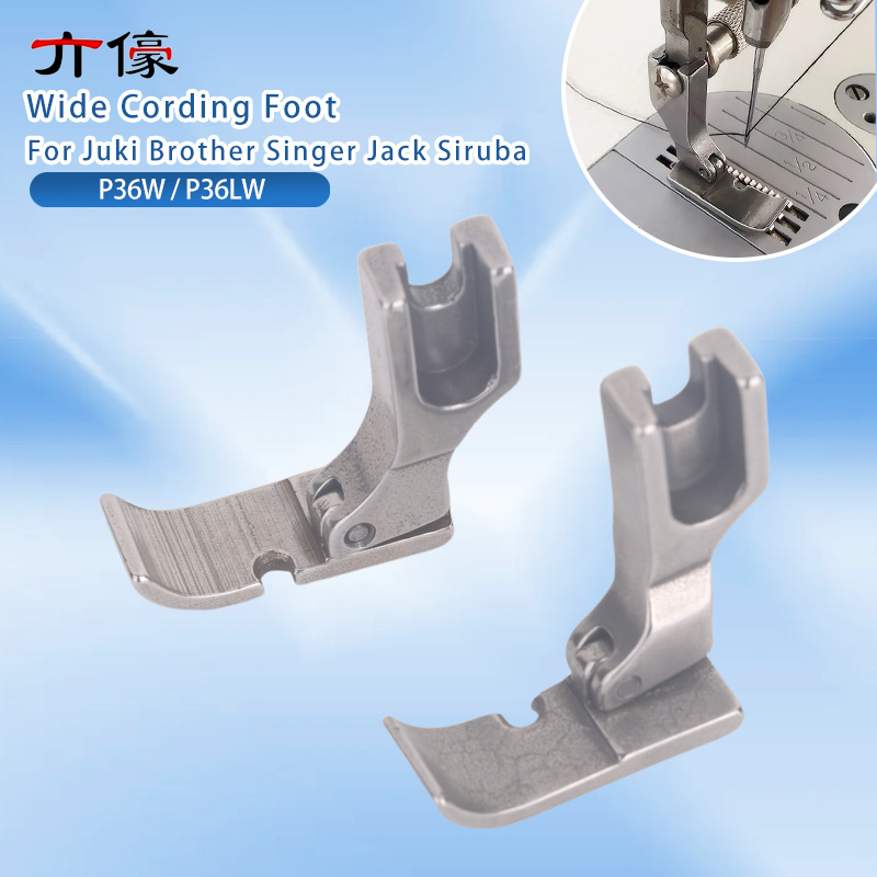 P36W P36LW Wide Cording Foot Z - مراجعة Rolled Hem Foot وسعره