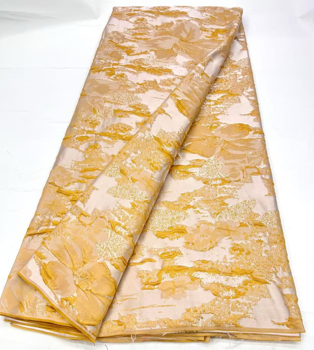 LACE African Brocade Lace Fabr - مراجعة Sewing Fabric وسعره