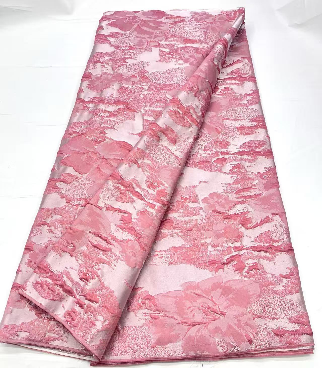 LACE African Brocade Lace Fabr - مراجعة Sewing Fabric وسعره