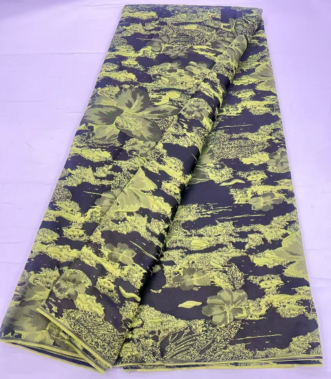 LACE African Brocade Lace Fabr - مراجعة Sewing Fabric وسعره