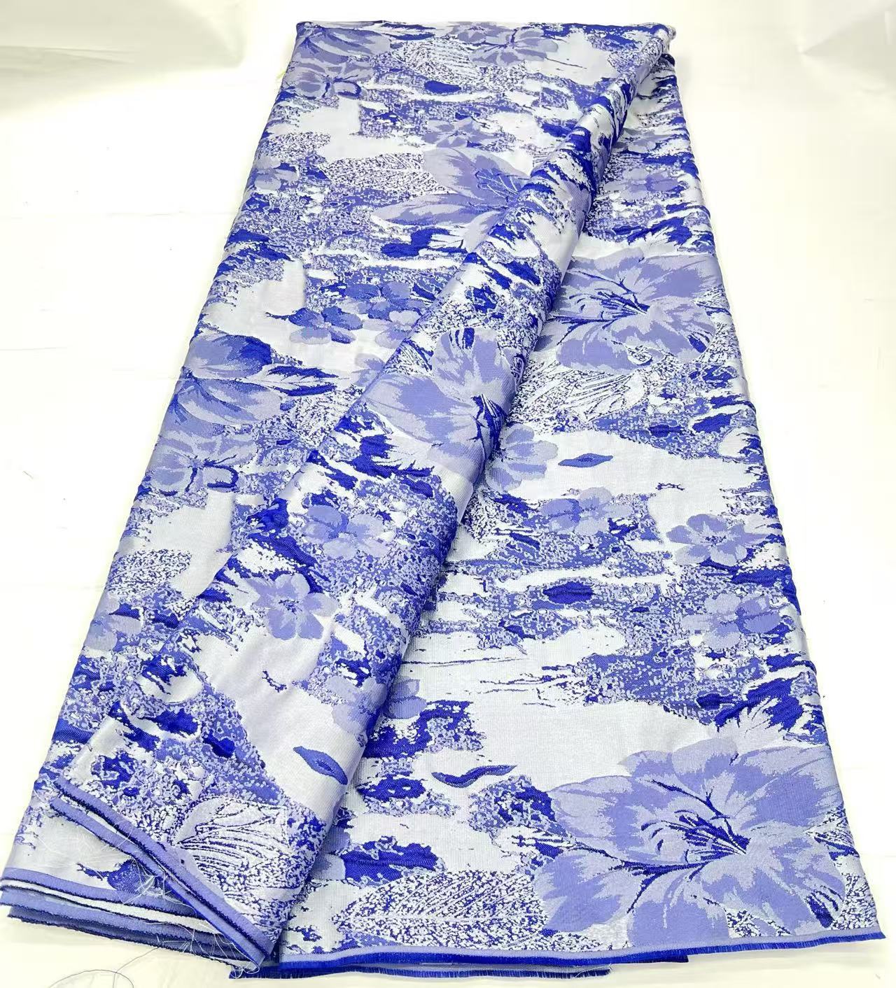 LACE African Brocade Lace Fabr - مراجعة Sewing Fabric وسعره