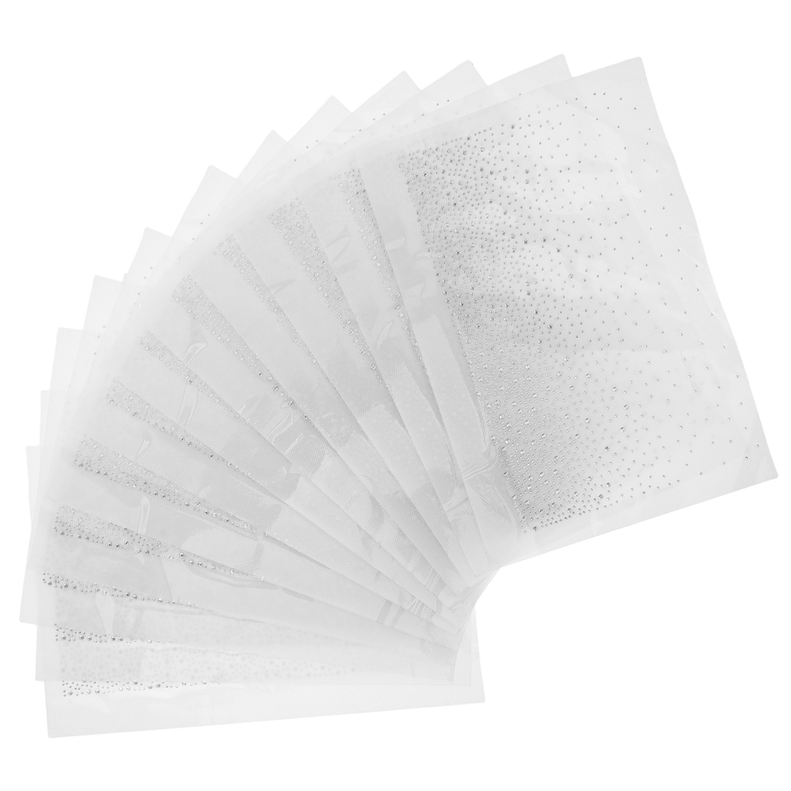 12 Sheets Shiny Rhinestone App - مراجعة Iron On Patch وسعره