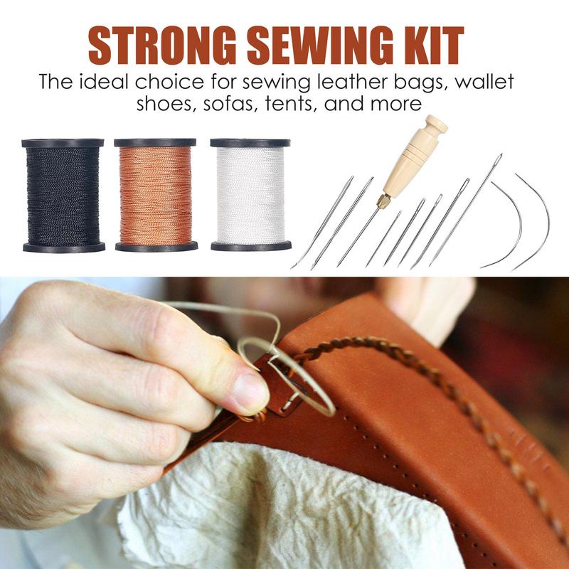 Leather Stitching Kit Heavy Du - مراجعة Leather Needle Heavy وسعره