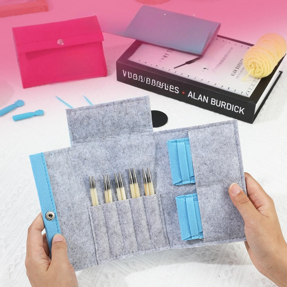 Circular Crochet Hooks Storage - مراجعة Textile Sewing Kit وسعره