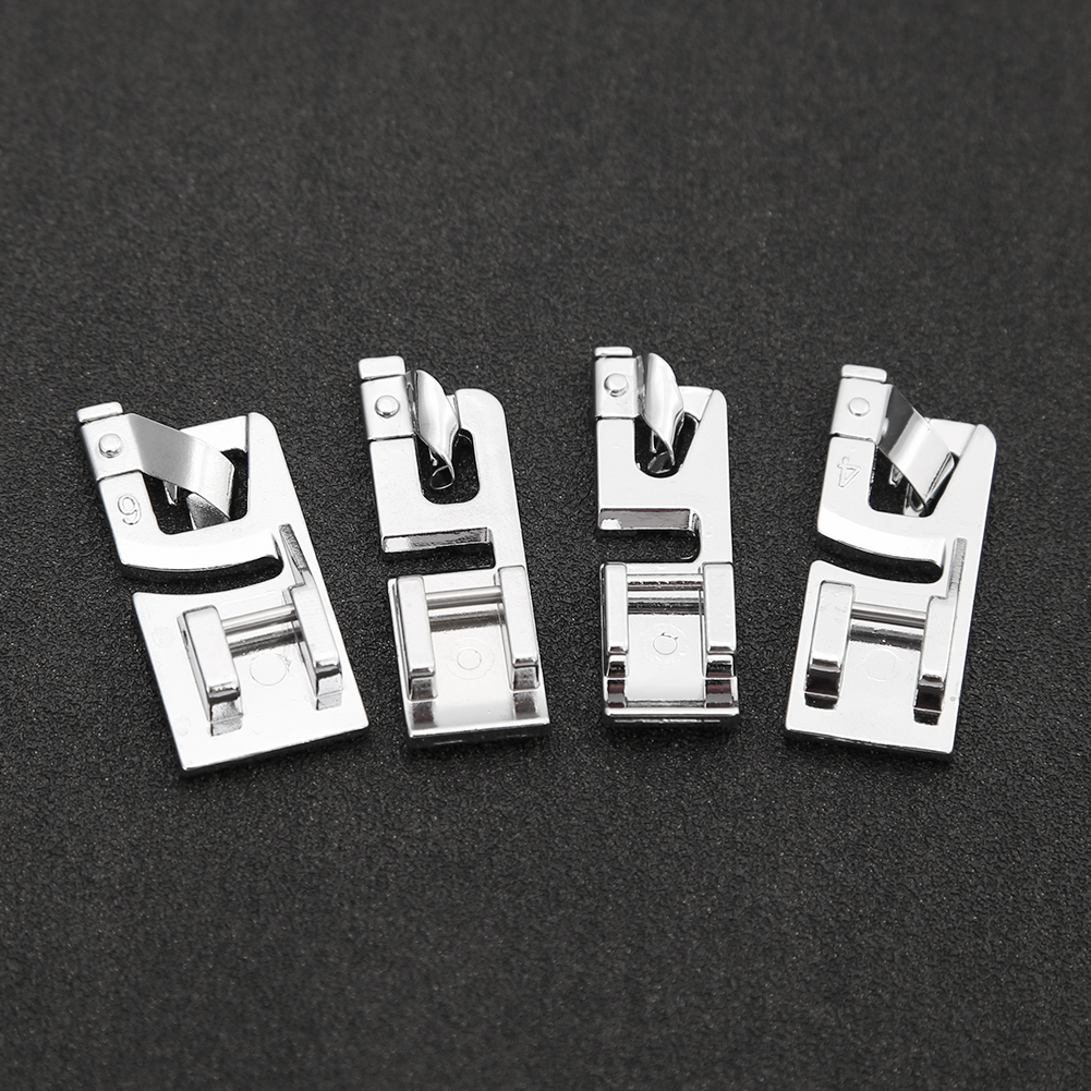 4pcs Sewing Machine Rolled Hem - مراجعة Rolled Hem Foot وسعره