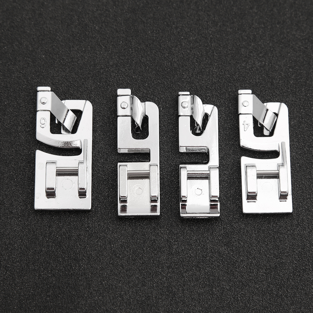 4pcs Sewing Machine Rolled Hem - مراجعة Rolled Hem Foot وسعره