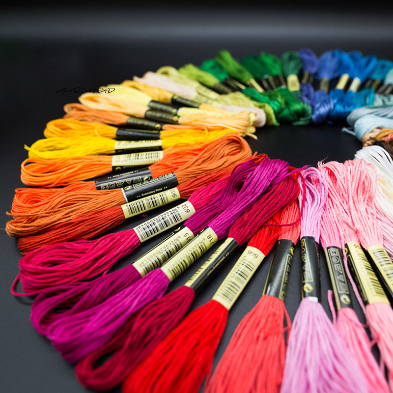 24/100/50 Multicolor Cross Sti - مراجعة Embroidery Floss Thread وسعره
