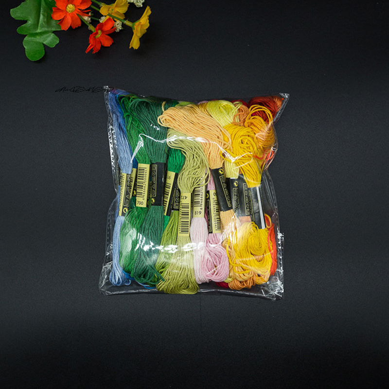 24/100/50 Multicolor Cross Sti - مراجعة Embroidery Floss Thread وسعره