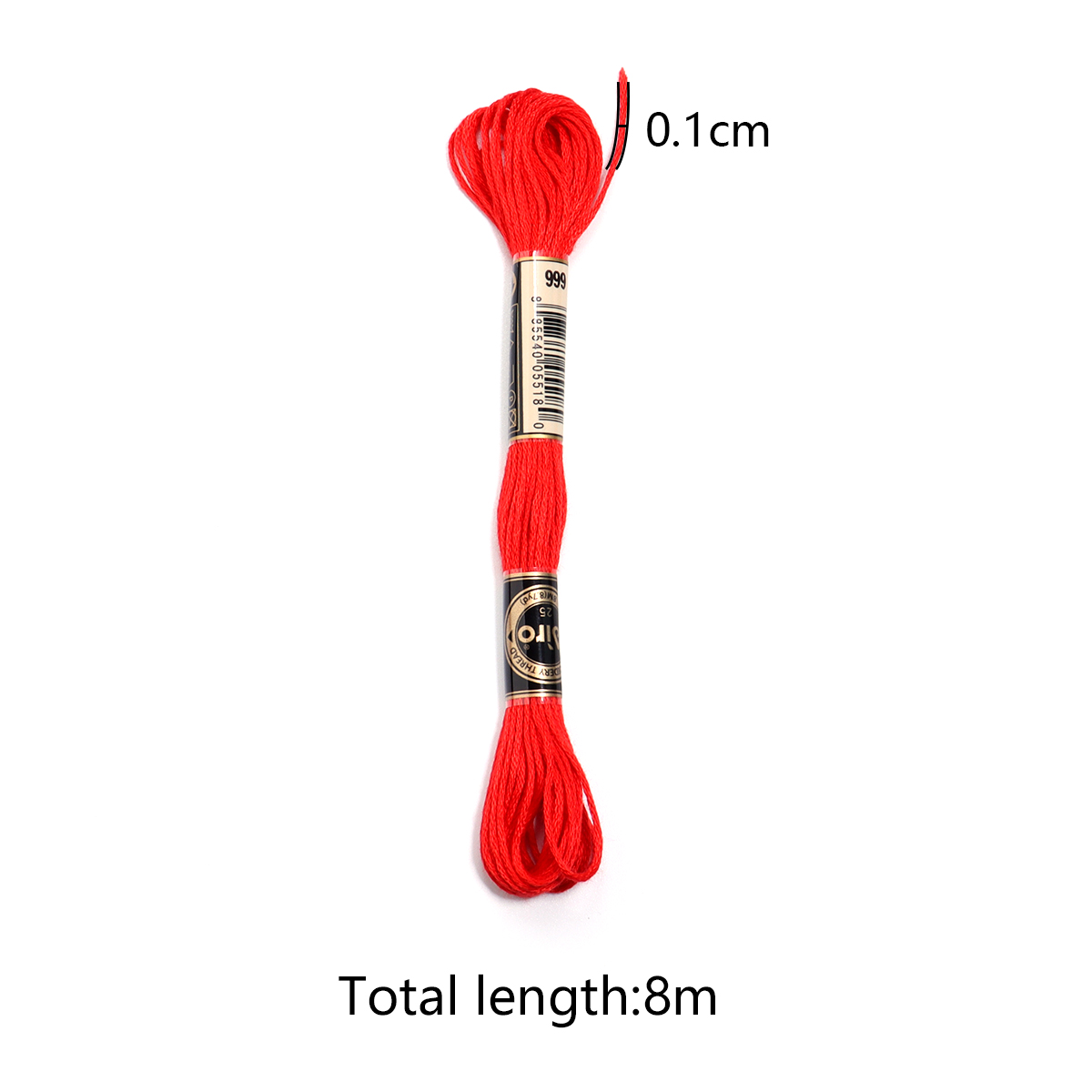 6Pcs/Lot Multicolor Polyester  - مراجعة Embroidery Floss Thread وسعره