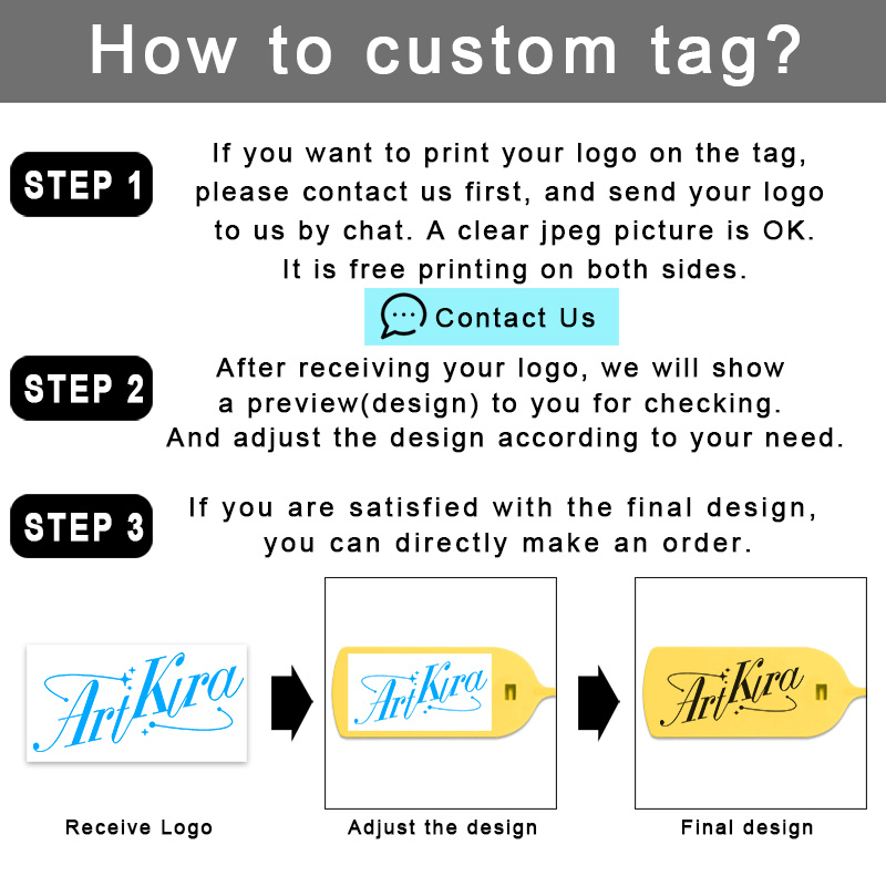 100Pcs Custom Clothing Hang Ta - مراجعة Sewing Labels وسعره