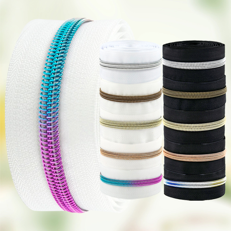 5/10/20Meters Black/White Zipp - مراجعة Textile And Sewing Supply وسعره